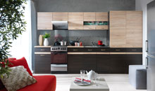 Junona Line Küchen Frontfarbe WENGE / SONOMA klein 1 Küchenkollektion Junona Line Frontfarbe WENGE / SONOMA klein 1