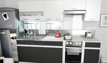 ANTHRAZIT GRAU / WEISS Junona Line klein 4