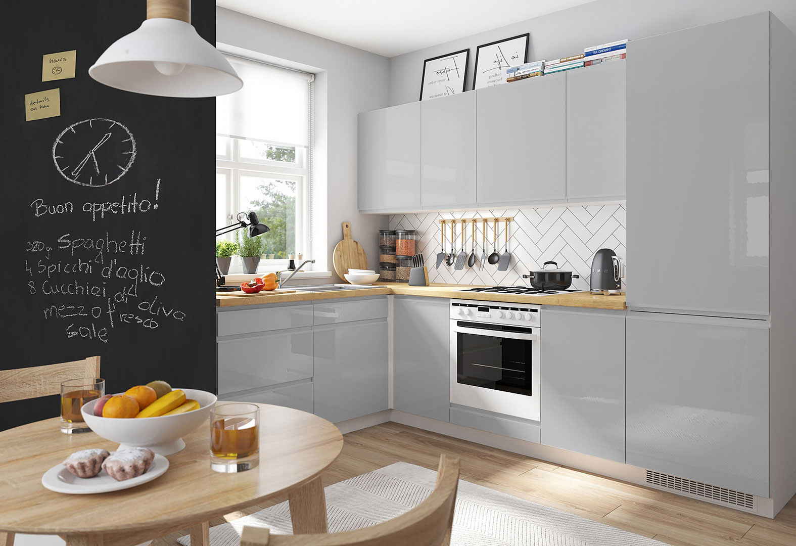 SOLE GRAU HOCHGLANZ Modern Family Line gross 1