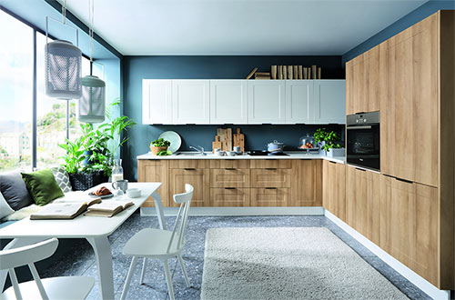 Küchenkollektion Modern Family Line Frontfarbe EDAN EDELEICHE Gallerie